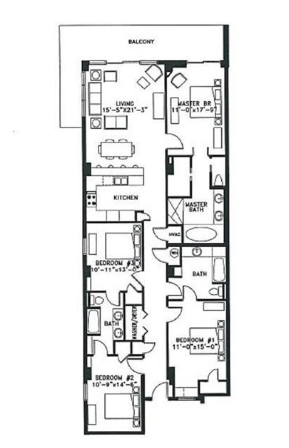 East-side floor plan